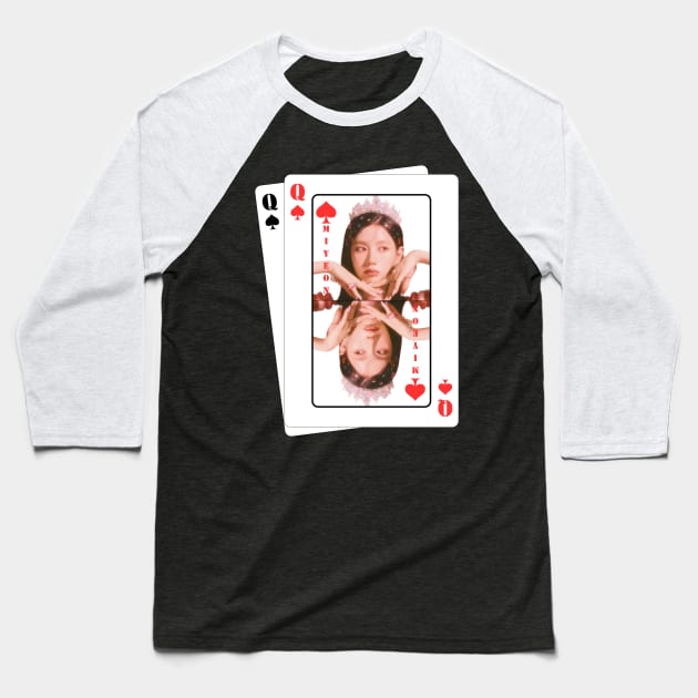 Playing Card Miyeon Queencard (G)I-dle Baseball T-Shirt by wennstore